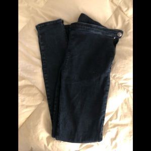 J Brand Skinny Jeans with a slide zip